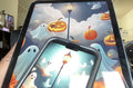 Ghosts Pumpkins and Lamps Ai Phone Tablet Wallpaper Bundle of 3