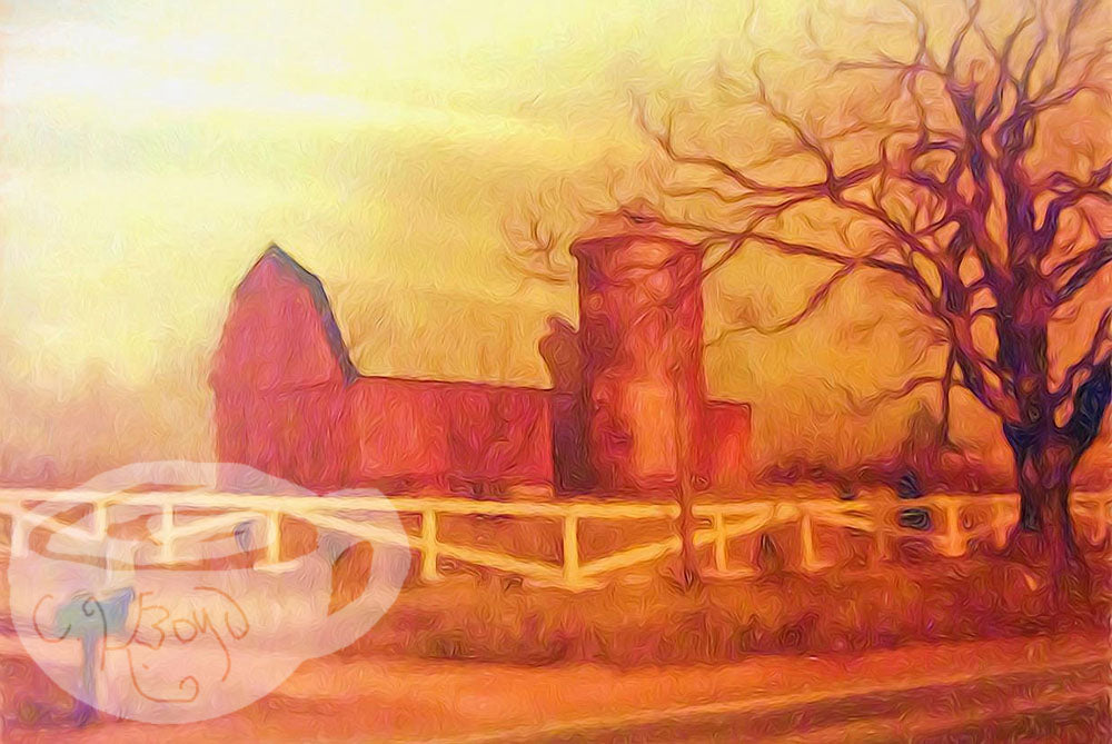 Digital product Barn Painting