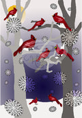 Digital product Cardinals In The Snow