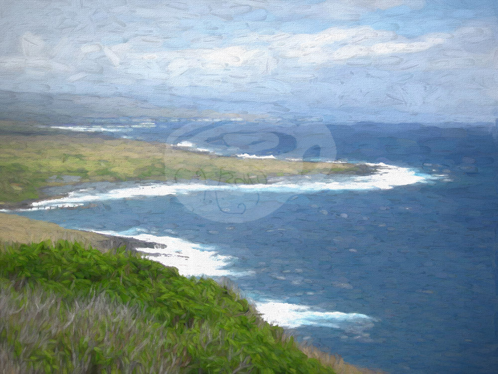 Digital product Hawaii Ocean View