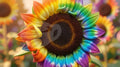 Digital product Tie Dye Flower 4 Ai art