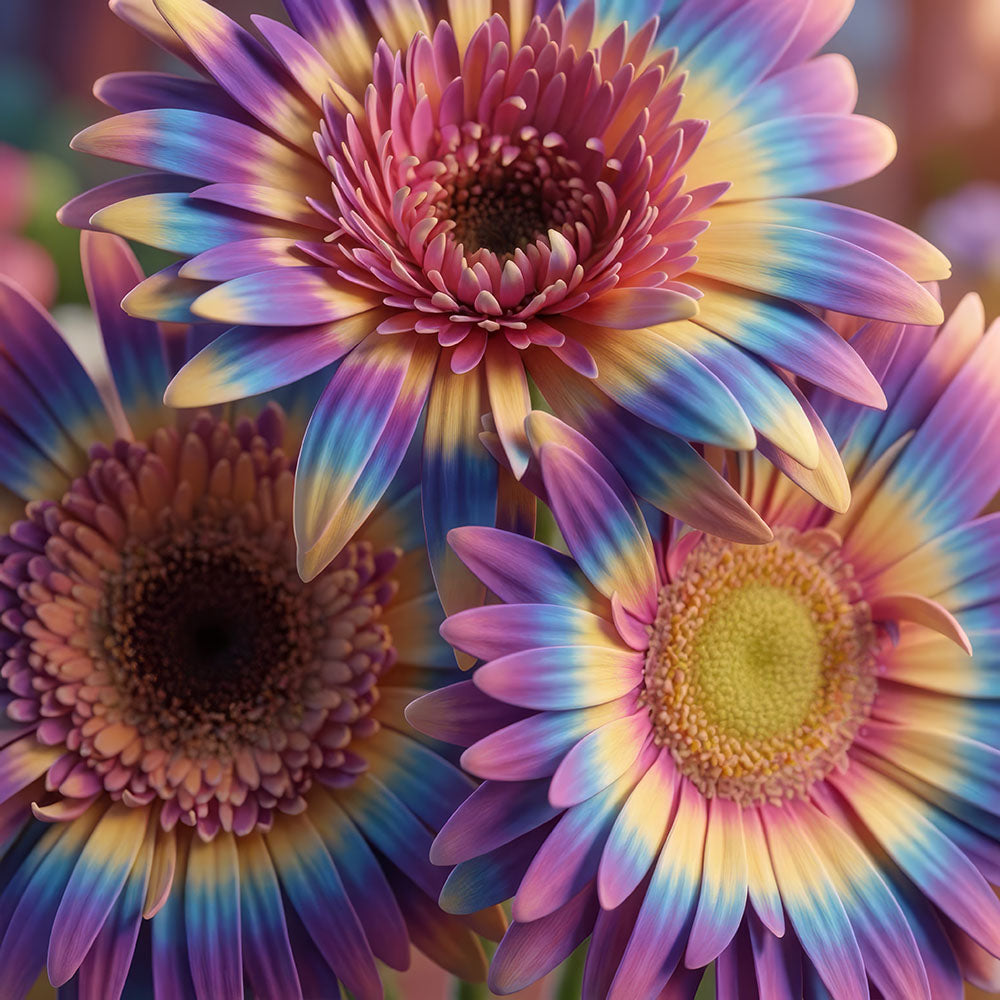 Digital Product Tie Dye Flower 9
